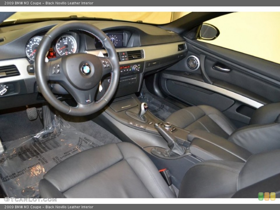Black Novillo Leather Interior Prime Interior for the 2009 BMW M3 Coupe #65670091