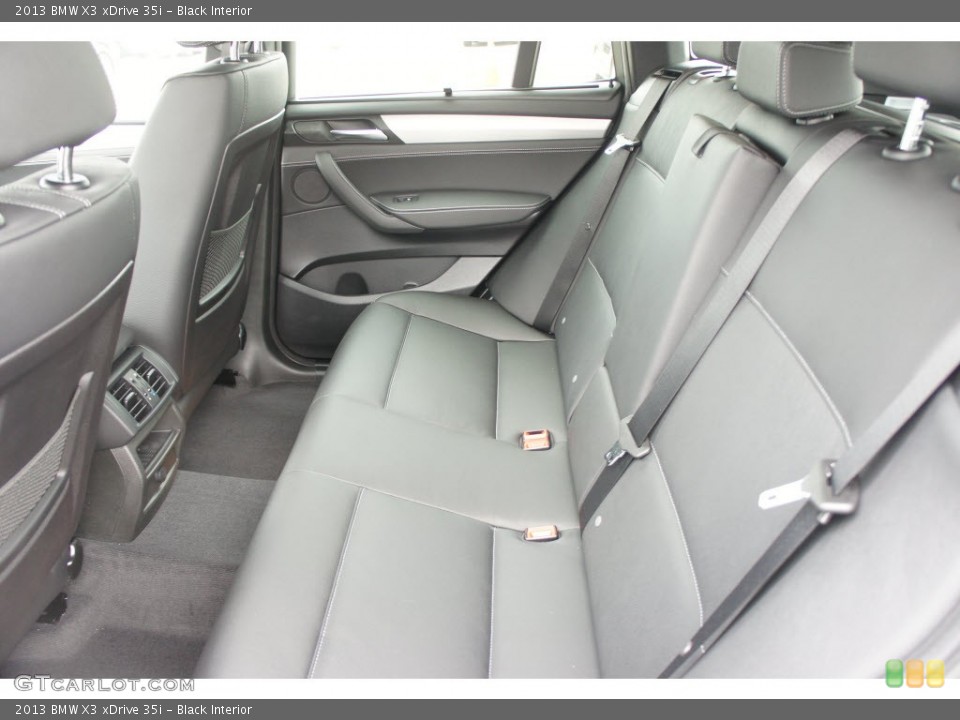 Black Interior Rear Seat for the 2013 BMW X3 xDrive 35i #65672044