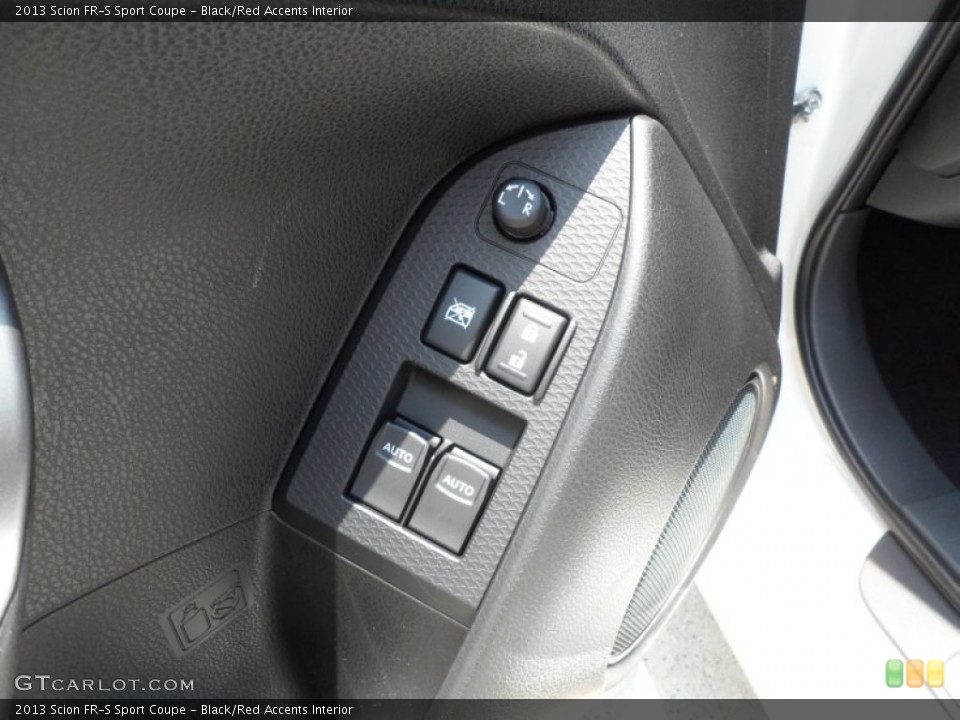 Black/Red Accents Interior Controls for the 2013 Scion FR-S Sport Coupe #65673538