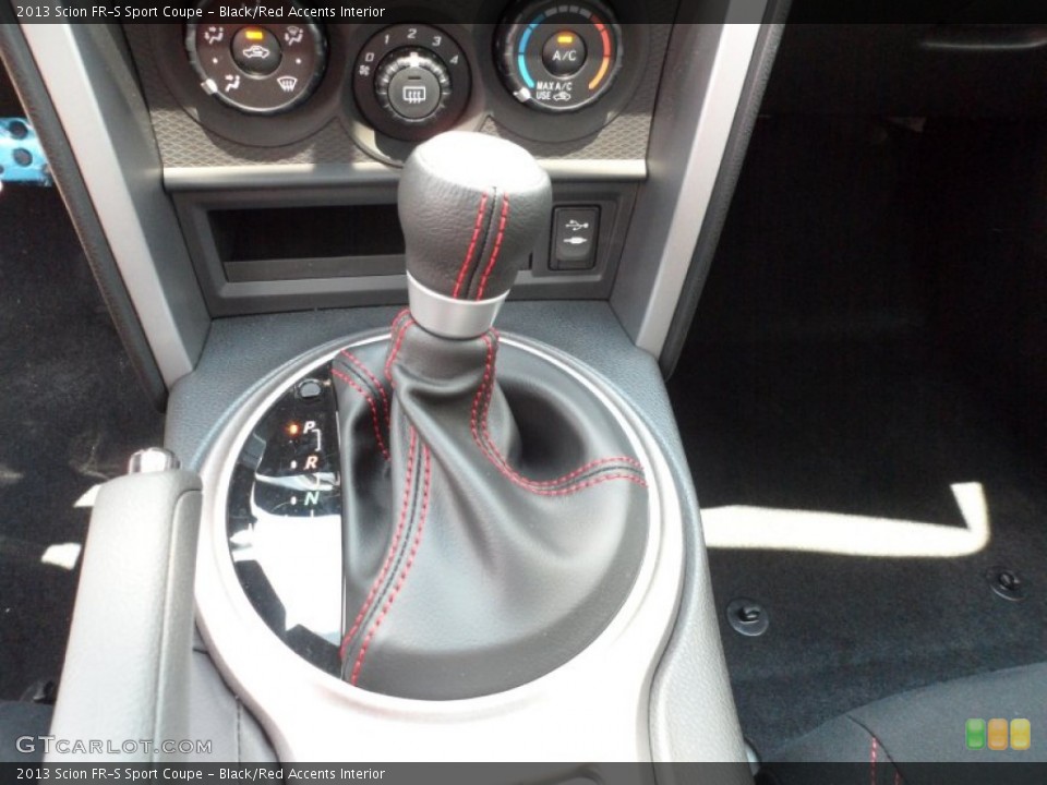 Black/Red Accents Interior Transmission for the 2013 Scion FR-S Sport Coupe #65673562