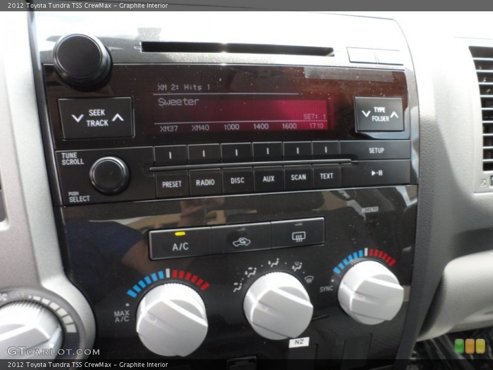 Graphite Interior Controls for the 2012 Toyota Tundra TSS CrewMax #65673769