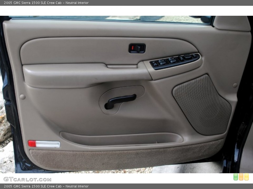 Neutral Interior Door Panel for the 2005 GMC Sierra 1500 SLE Crew Cab #65675278