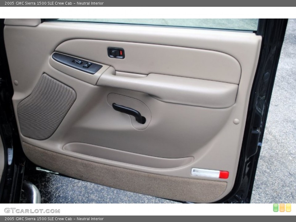 Neutral Interior Door Panel for the 2005 GMC Sierra 1500 SLE Crew Cab #65675281