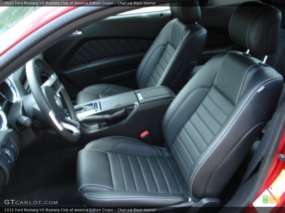 Charcoal Black Interior Photo for the 2013 Ford Mustang V6 Mustang Club of America Edition Coupe #65677012