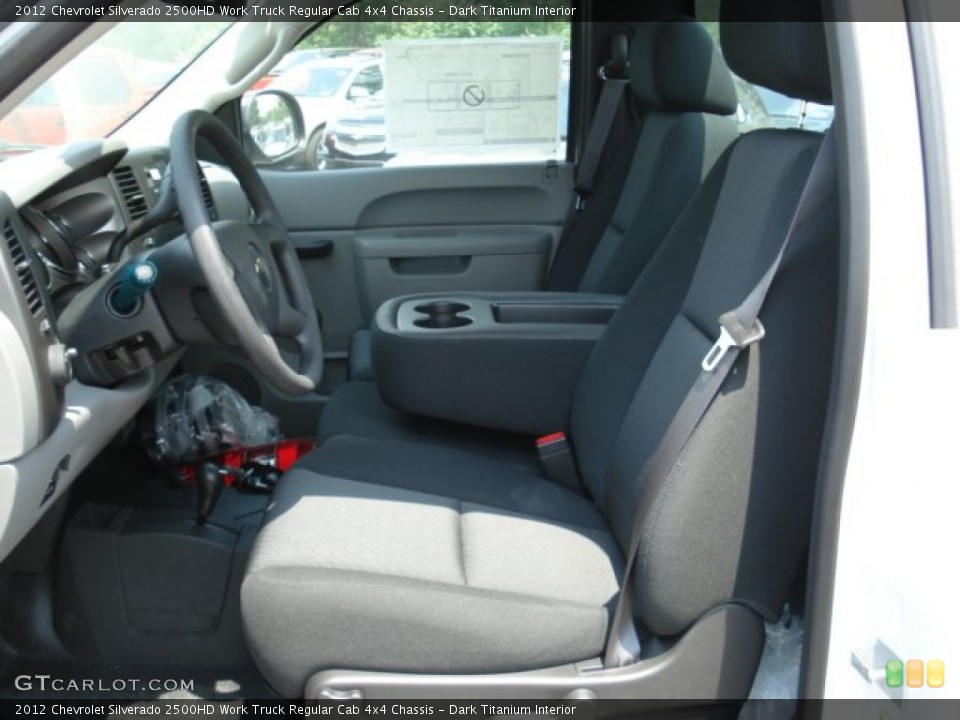 Dark Titanium Interior Photo for the 2012 Chevrolet Silverado 2500HD Work Truck Regular Cab 4x4 Chassis #65682339