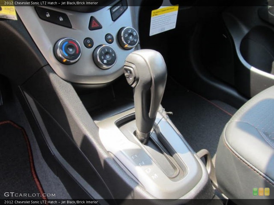 Jet Black/Brick Interior Transmission for the 2012 Chevrolet Sonic LTZ Hatch #65682521
