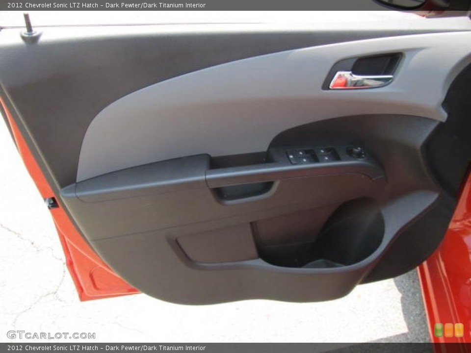 Dark Pewter/Dark Titanium Interior Door Panel for the 2012 Chevrolet Sonic LTZ Hatch #65682897
