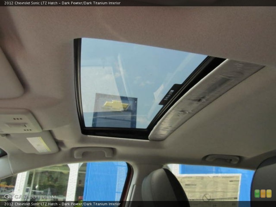Dark Pewter/Dark Titanium Interior Sunroof for the 2012 Chevrolet Sonic LTZ Hatch #65682900