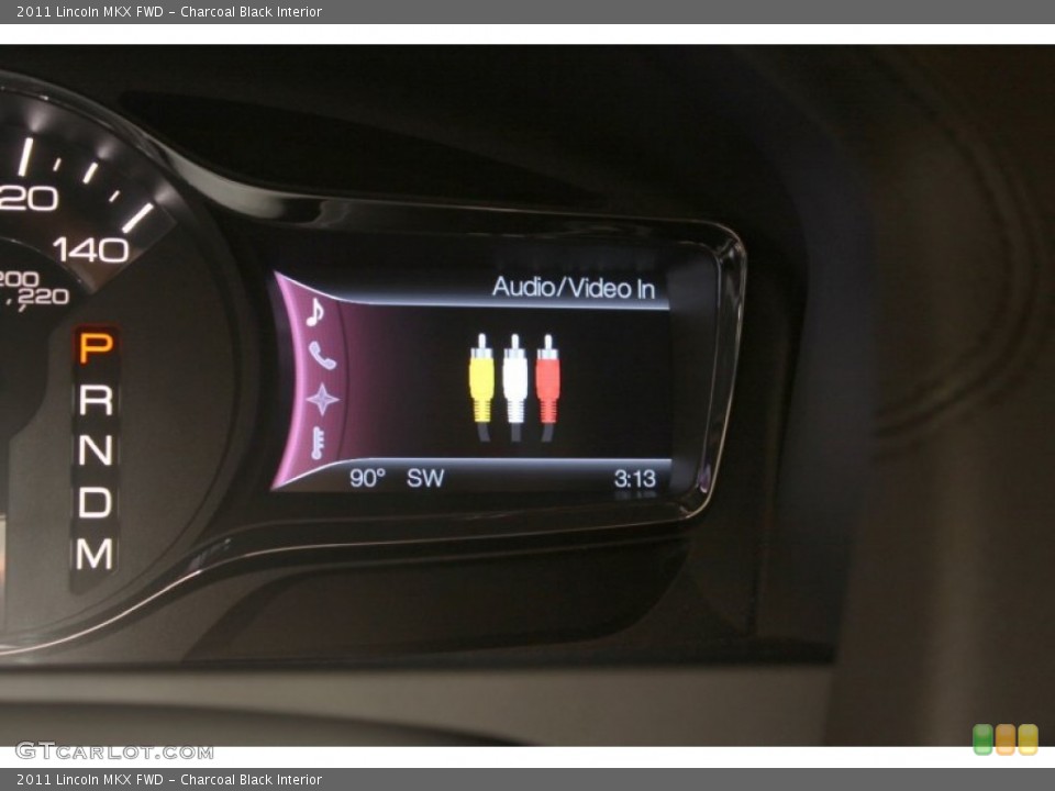 Charcoal Black Interior Gauges for the 2011 Lincoln MKX FWD #65683410