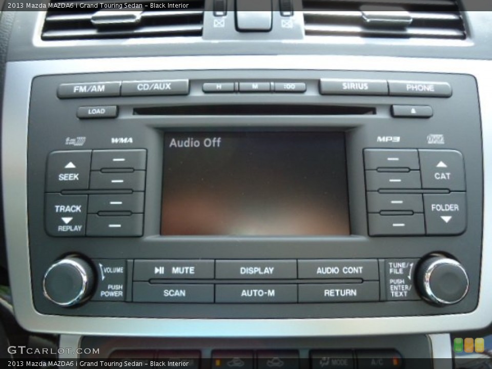 Black Interior Controls for the 2013 Mazda MAZDA6 i Grand Touring Sedan #65684239