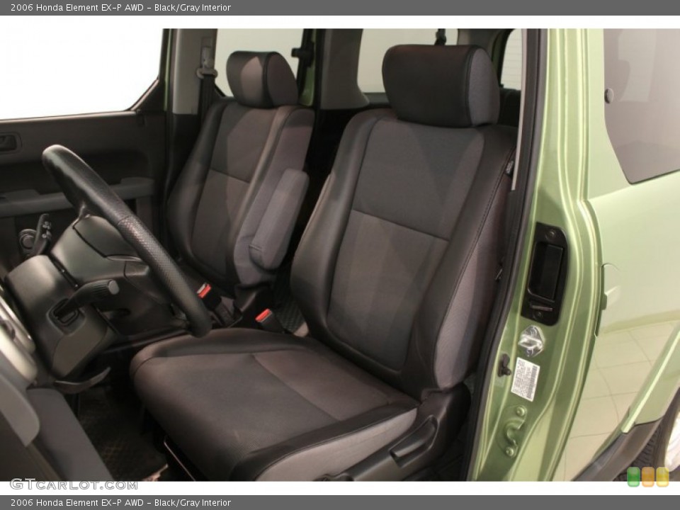 Black/Gray Interior Front Seat for the 2006 Honda Element EX-P AWD #65685576