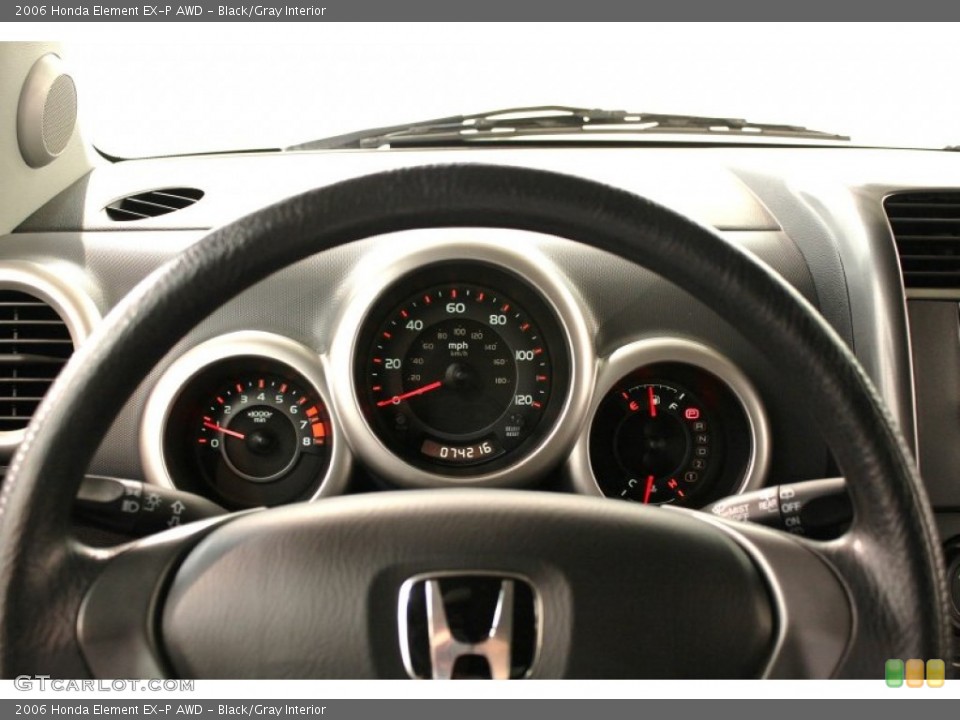 Black/Gray Interior Gauges for the 2006 Honda Element EX-P AWD #65685618