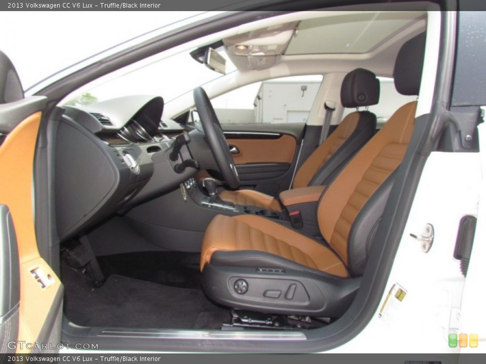 Truffle/Black Interior Photo for the 2013 Volkswagen CC V6 Lux #65693663