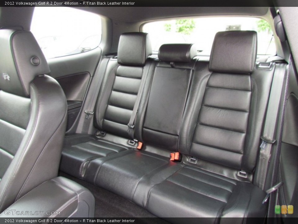 R Titan Black Leather Interior Photo for the 2012 Volkswagen Golf R 2 Door 4Motion #65693780