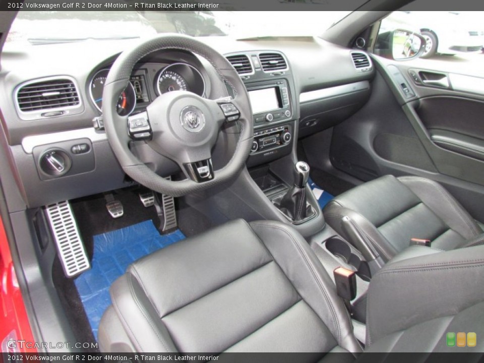 R Titan Black Leather Interior Dashboard for the 2012 Volkswagen Golf R 2 Door 4Motion #65693789