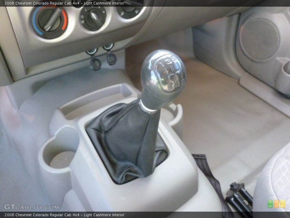 Light Cashmere Interior Transmission for the 2008 Chevrolet Colorado Regular Cab 4x4 #65695148