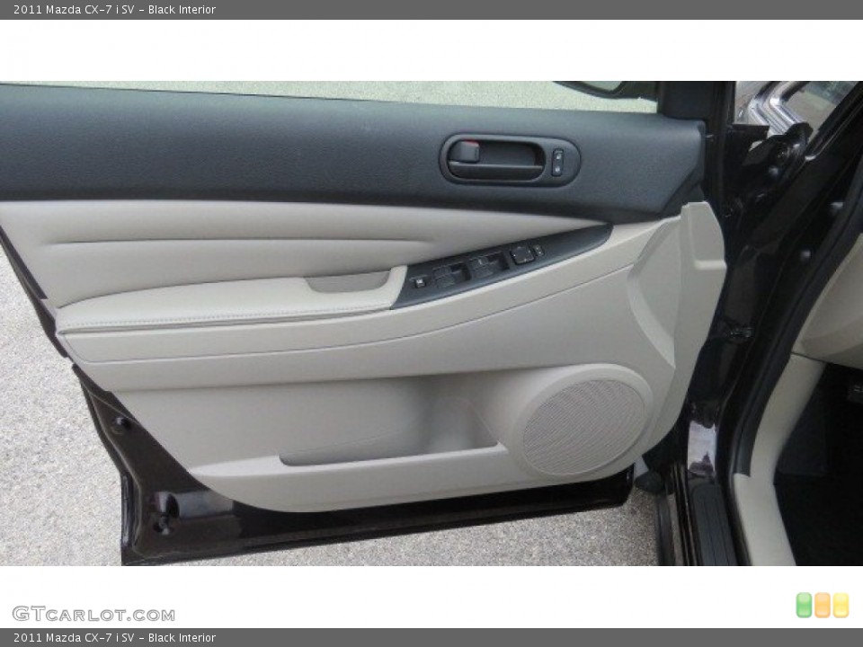 Black Interior Door Panel for the 2011 Mazda CX-7 i SV #65695748