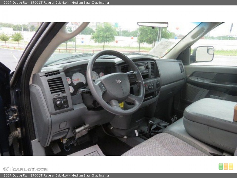 Medium Slate Gray Interior Photo for the 2007 Dodge Ram 2500 ST Regular Cab 4x4 #65696092