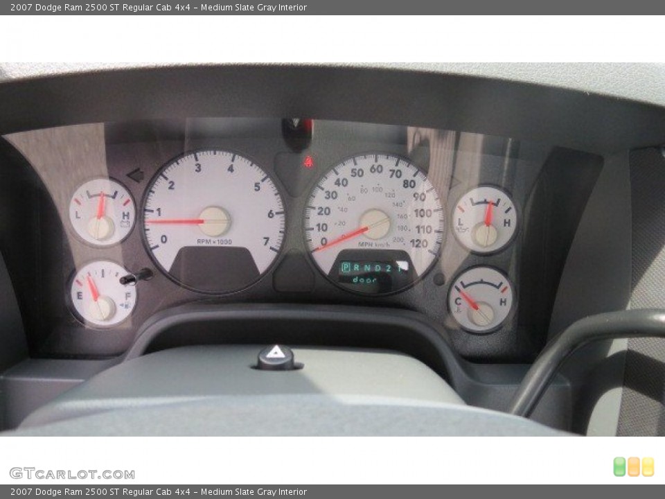 Medium Slate Gray Interior Gauges for the 2007 Dodge Ram 2500 ST Regular Cab 4x4 #65696117