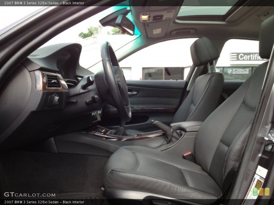 Black Interior Photo for the 2007 BMW 3 Series 328xi Sedan #65699294