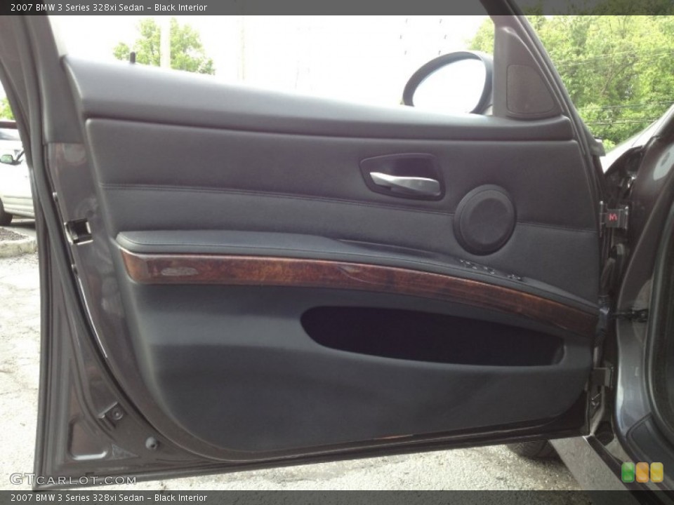 Black Interior Door Panel for the 2007 BMW 3 Series 328xi Sedan #65699303