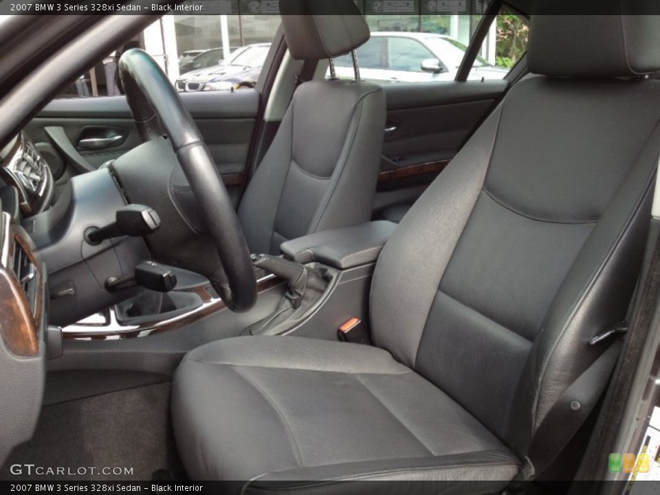 Black Interior Photo for the 2007 BMW 3 Series 328xi Sedan #65699312