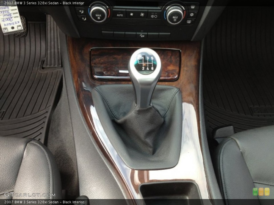 Black Interior Transmission for the 2007 BMW 3 Series 328xi Sedan #65699336