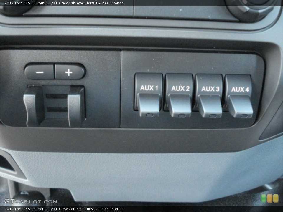 Steel Interior Controls for the 2012 Ford F550 Super Duty XL Crew Cab 4x4 Chassis #65703038