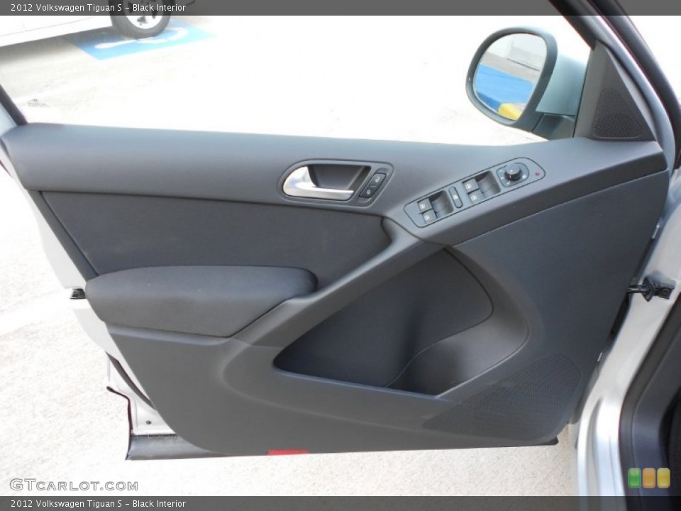 Black Interior Door Panel for the 2012 Volkswagen Tiguan S #65706338