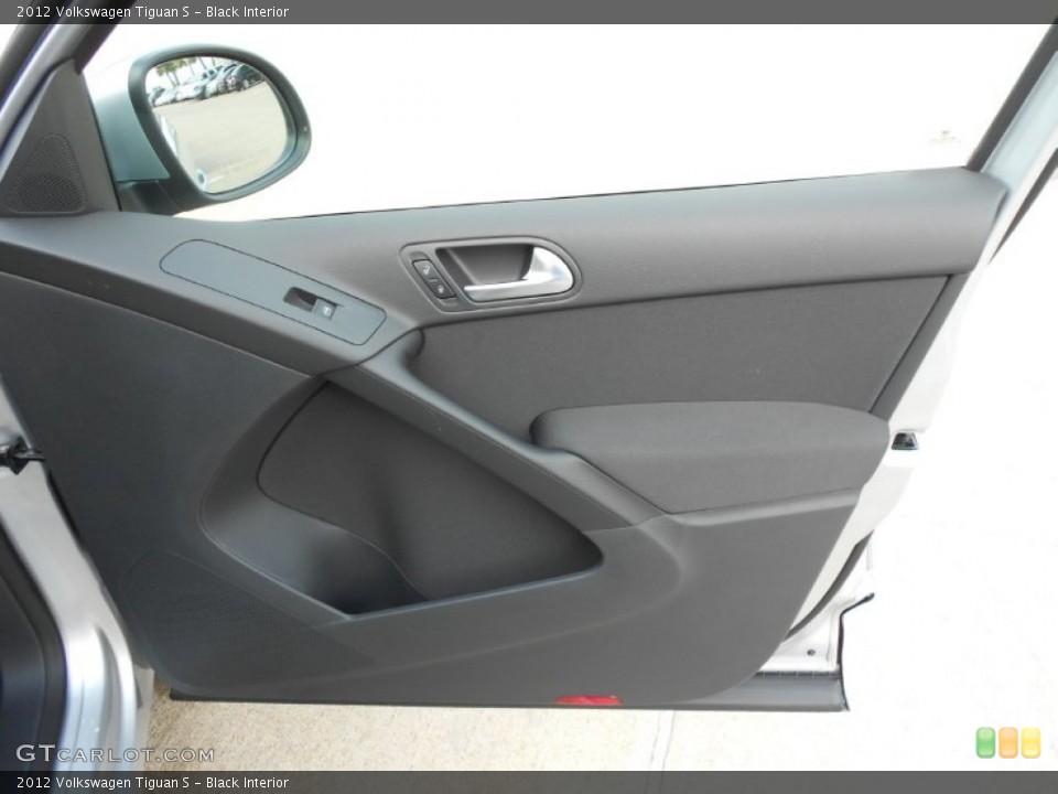 Black Interior Door Panel for the 2012 Volkswagen Tiguan S #65706356