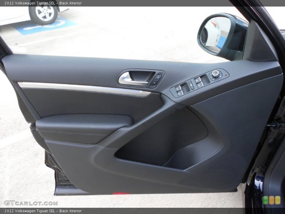 Black Interior Door Panel for the 2012 Volkswagen Tiguan SEL #65706545