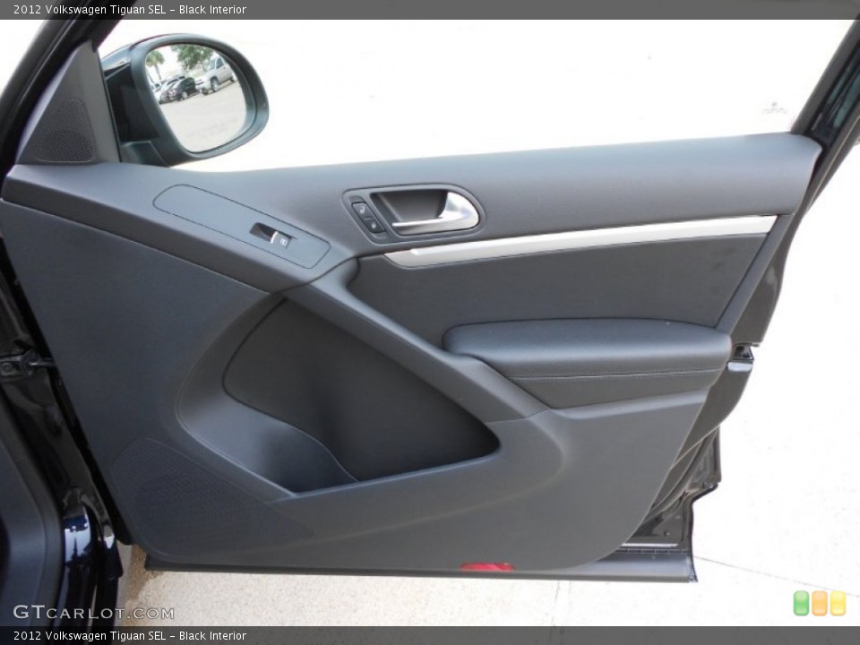 Black Interior Door Panel for the 2012 Volkswagen Tiguan SEL #65706563