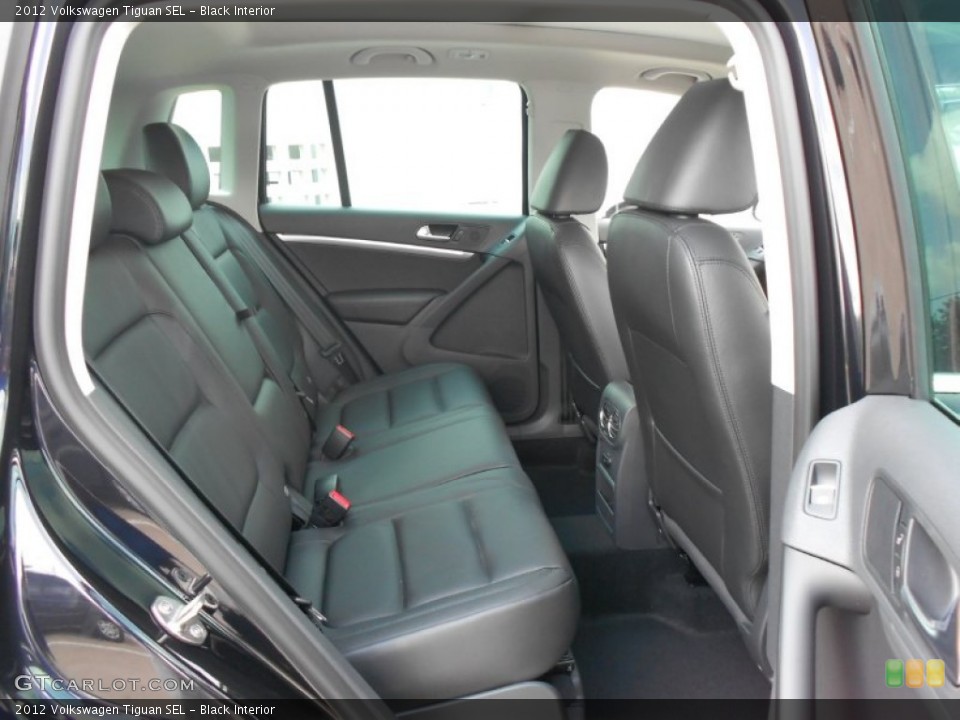 Black Interior Photo for the 2012 Volkswagen Tiguan SEL #65706578