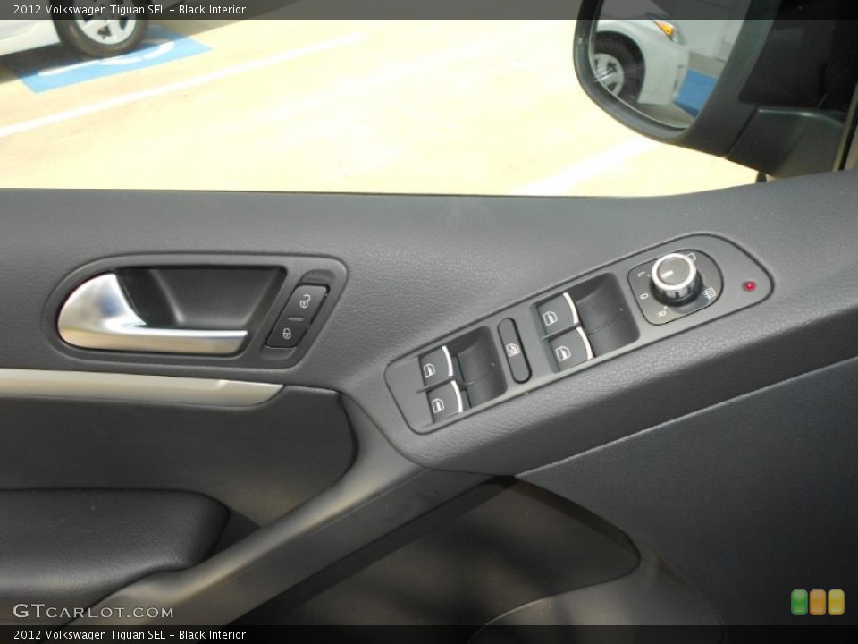 Black Interior Controls for the 2012 Volkswagen Tiguan SEL #65706644