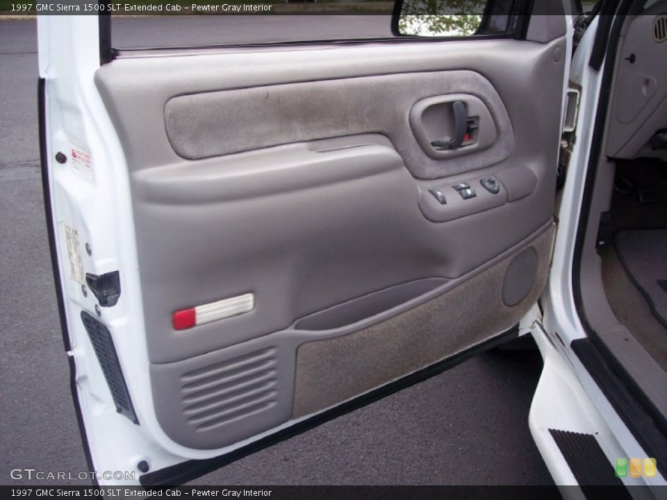 Pewter Gray Interior Door Panel for the 1997 GMC Sierra 1500 SLT Extended Cab #65708123