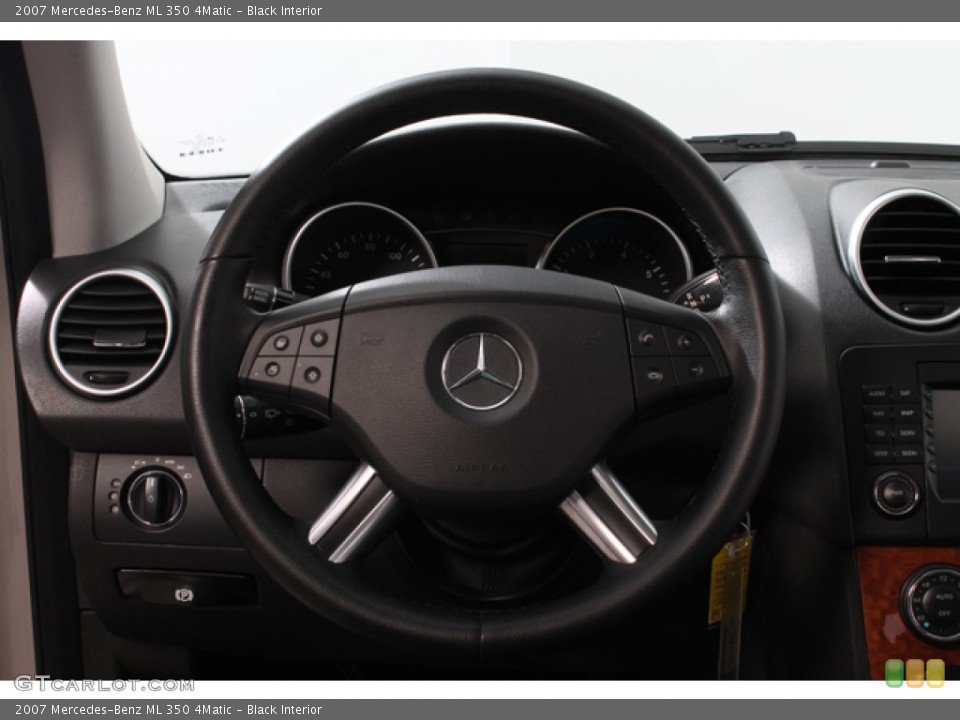 Black Interior Steering Wheel for the 2007 Mercedes-Benz ML 350 4Matic #65708135