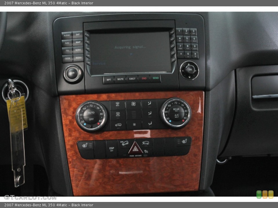 Black Interior Controls for the 2007 Mercedes-Benz ML 350 4Matic #65708162