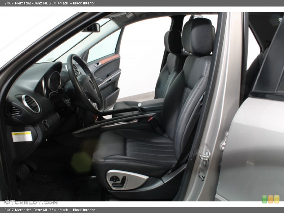 Black Interior Front Seat for the 2007 Mercedes-Benz ML 350 4Matic #65708252