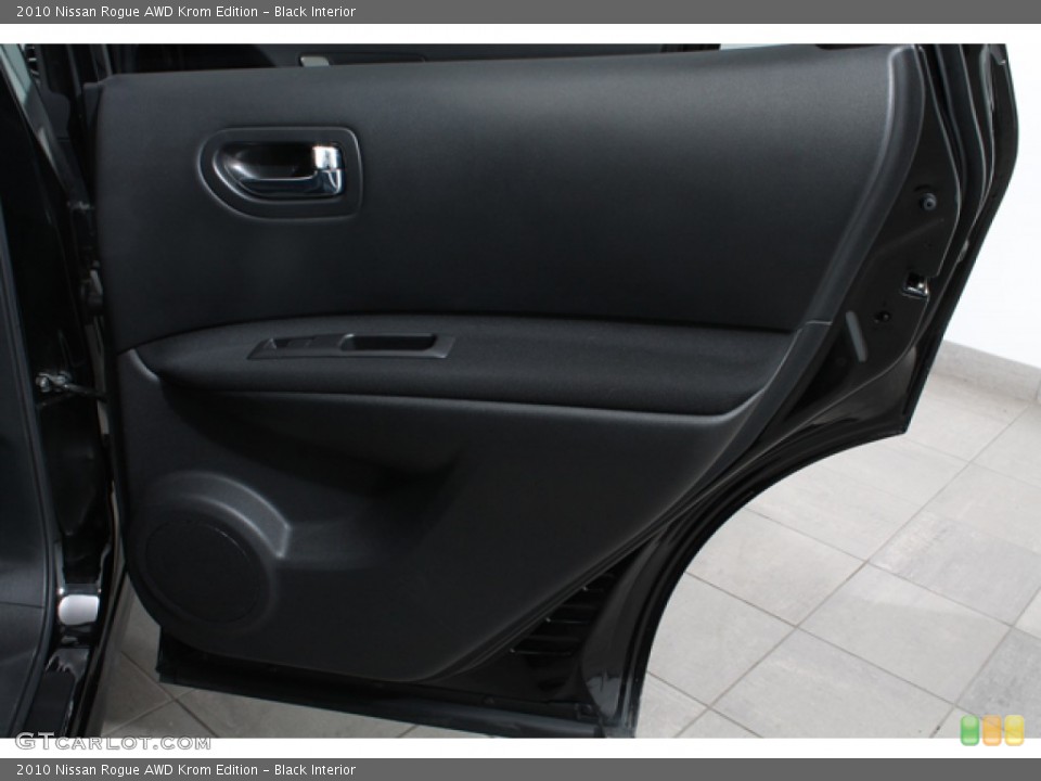 Black Interior Door Panel for the 2010 Nissan Rogue AWD Krom Edition #65709188