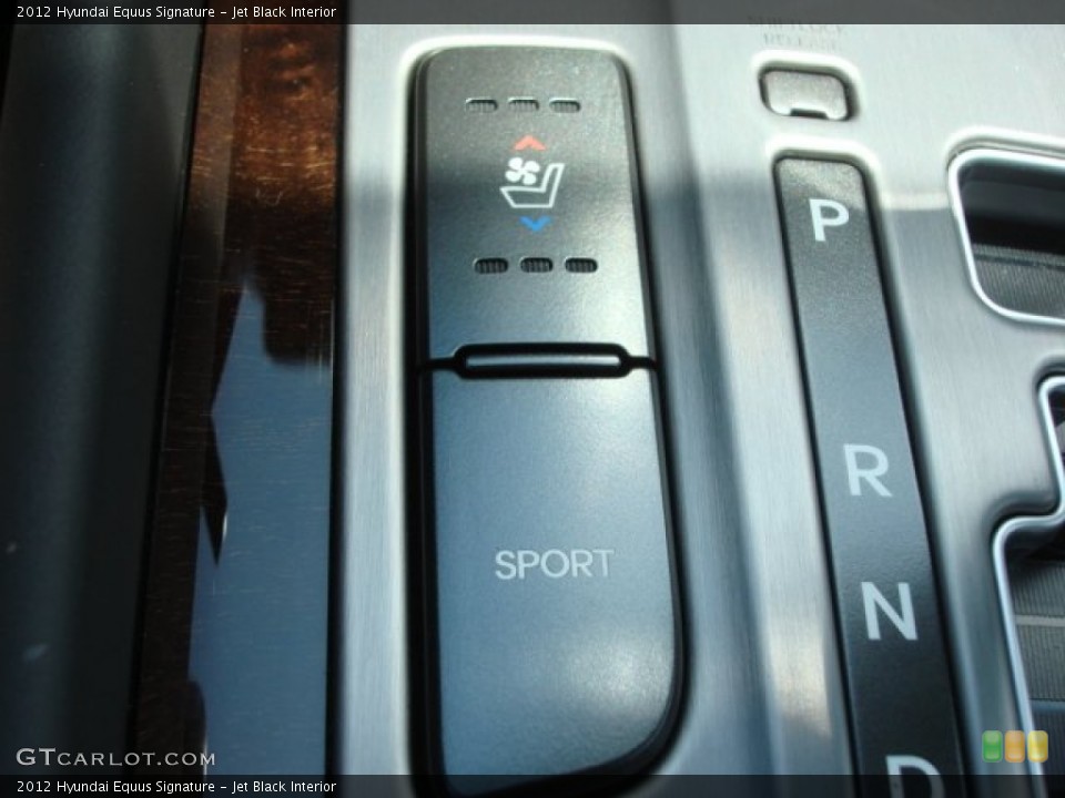 Jet Black Interior Controls for the 2012 Hyundai Equus Signature #65709695