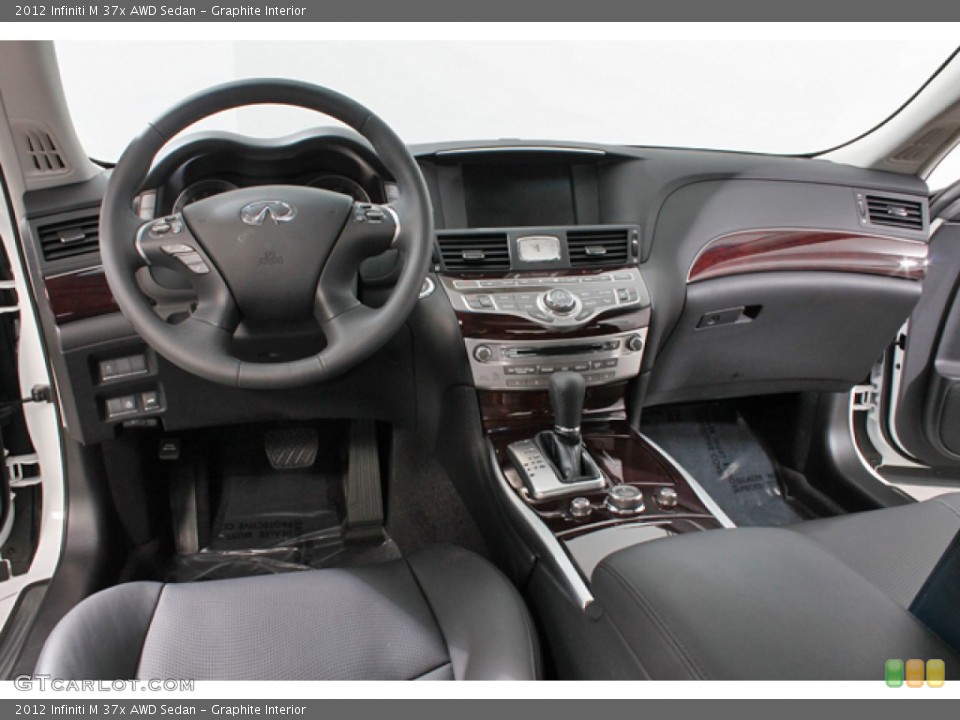 Graphite Interior Dashboard for the 2012 Infiniti M 37x AWD Sedan #65709872