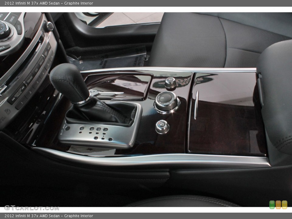 Graphite Interior Controls for the 2012 Infiniti M 37x AWD Sedan #65709917