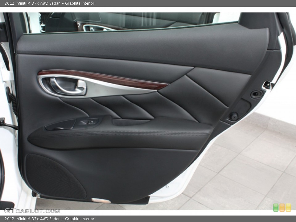 Graphite Interior Door Panel for the 2012 Infiniti M 37x AWD Sedan #65709935