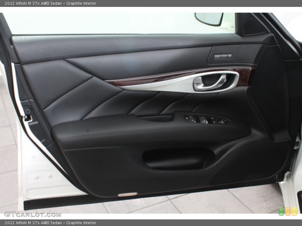 Graphite Interior Door Panel for the 2012 Infiniti M 37x AWD Sedan #65709953