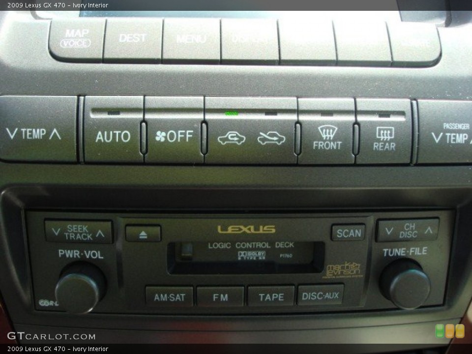 Ivory Interior Controls for the 2009 Lexus GX 470 #65709995