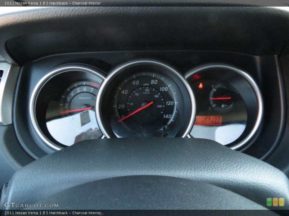 Charcoal Interior Gauges for the 2011 Nissan Versa 1.8 S Hatchback #65710745