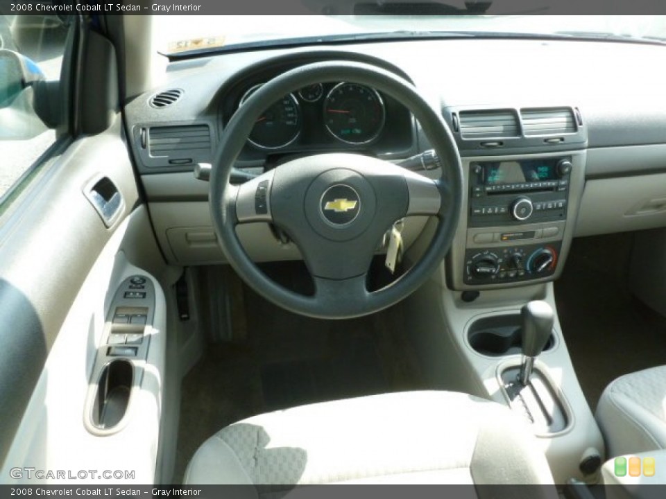 Gray Interior Dashboard for the 2008 Chevrolet Cobalt LT Sedan #65712167