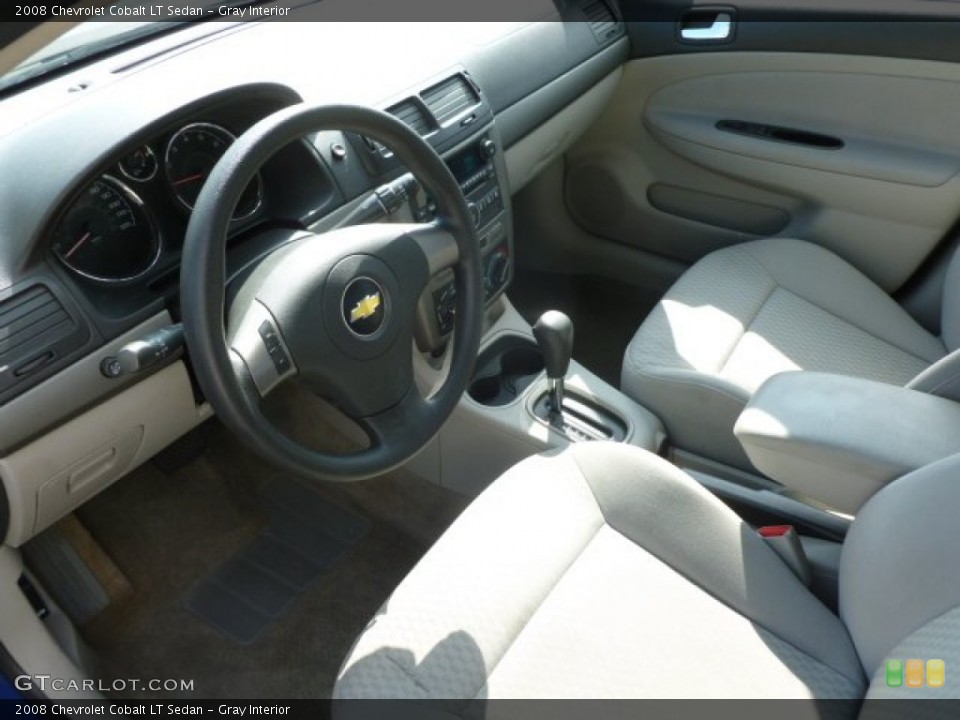 Gray Interior Prime Interior for the 2008 Chevrolet Cobalt LT Sedan #65712185