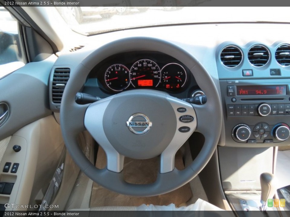 Blonde Interior Steering Wheel for the 2012 Nissan Altima 2.5 S #65712338