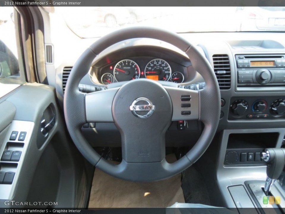 Graphite Interior Steering Wheel for the 2012 Nissan Pathfinder S #65712683